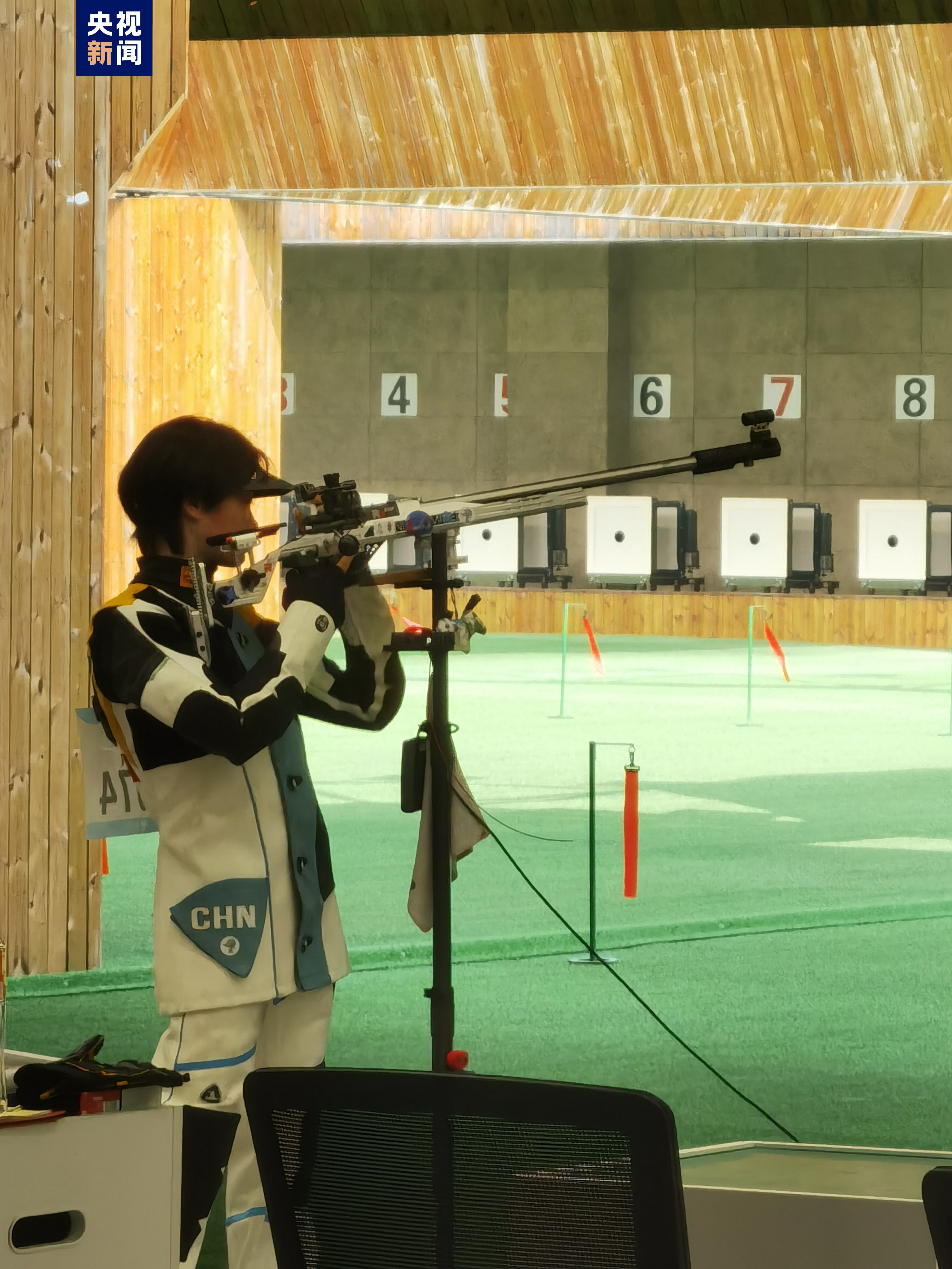 杭州亚运会射击女子50米步枪3姿势团体赛中国队